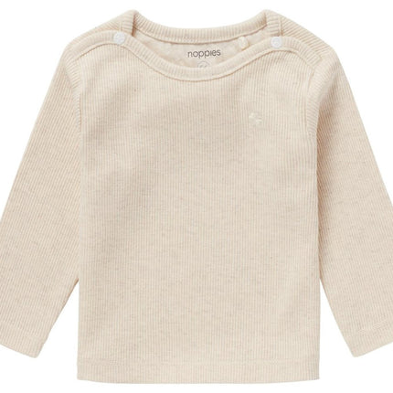 Noppies Baby Shirt Natal Oatmeal Melange koop je bij Babywinkel