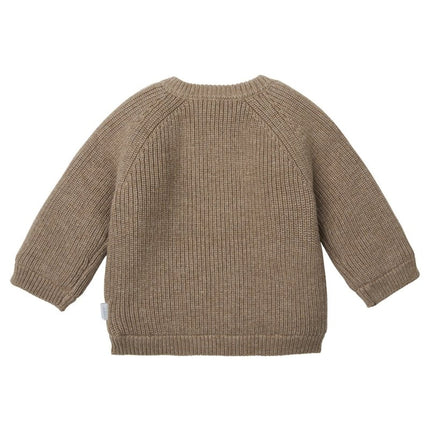 Noppies Baby Trui Nevers Taupe Melange koop je bij Babywinkel