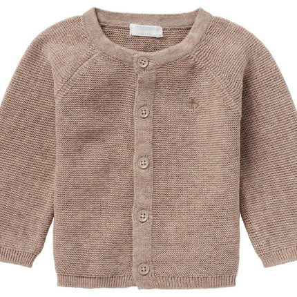 Noppies Baby Vestje Naga Taupe Melange koop je bij Babywinkel