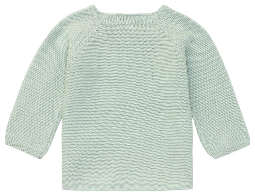 Noppies Baby Vestje Pino Grey Mint Melange koop je bij Babywinkel