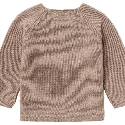 Noppies Baby Vestje Pino Taupe Melange koop je bij Babywinkel
