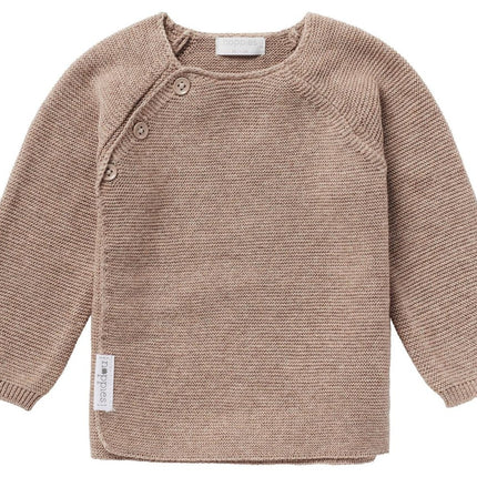 Noppies Baby Vestje Pino Taupe Melange koop je bij Babywinkel