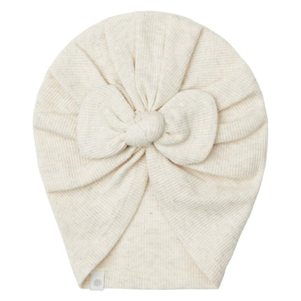 Noppies Babymutsje Rib Niwot Oatmeal Melange koop je bij Babywinkel