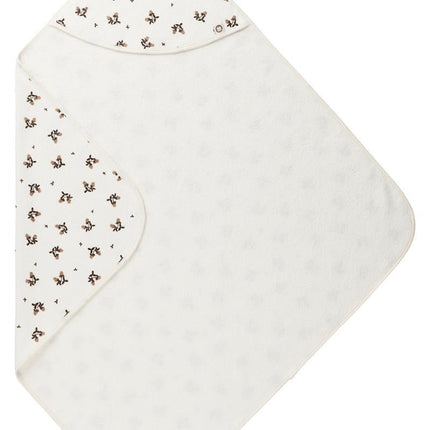 Noppies Badcape Baby Badstof Bloeiende Klaver Jet Stream koop je bij Babywinkel