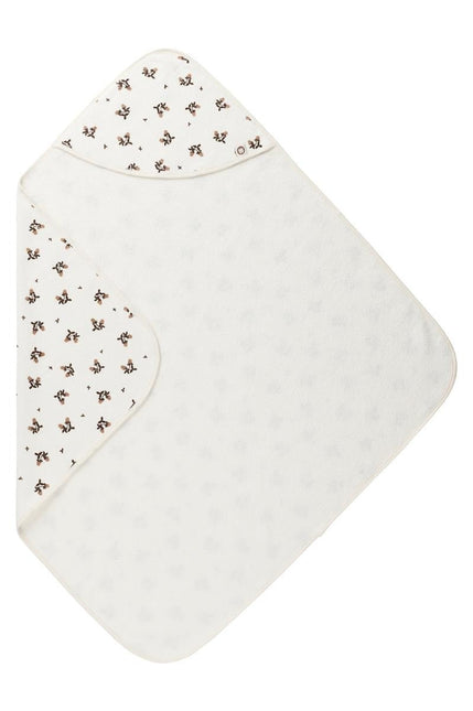 Noppies Badcape Baby Badstof Bloeiende Klaver Jet Stream koop je bij Babywinkel