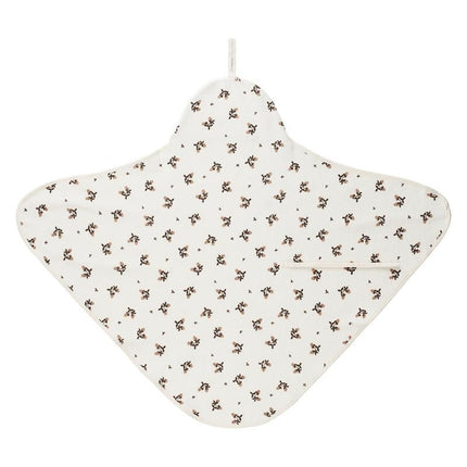 Noppies Badcape Baby Wikkelbaar Blooming Clover Badstof Jet Stream koop je bij Babywinkel