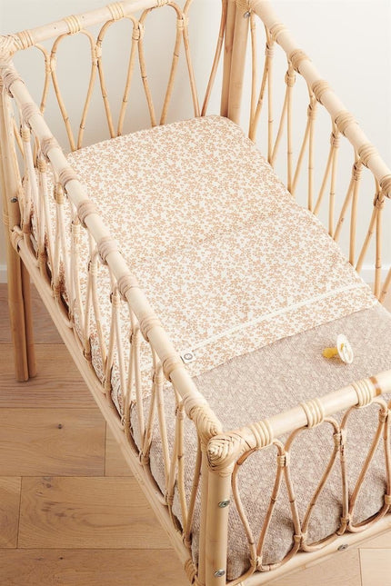Noppies Gemeleerd gebreid omkeerbaar wiegdekentje Beetle 75x100cm koop je bij Babywinkel