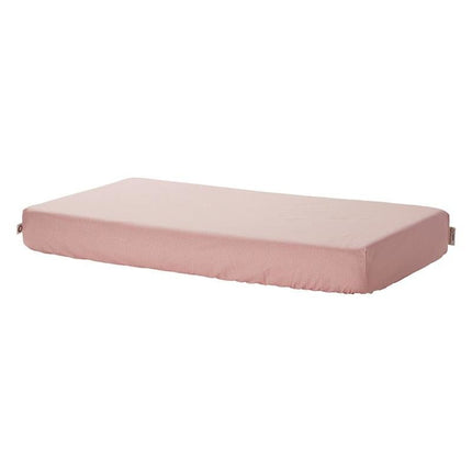 Noppies Hoeslaken Tiny Dot Popeline Voor Ledikant Misty Rose koop je bij Babywinkel