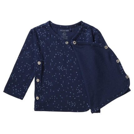 Noppies Overslag Shirt Baby Lange Mouwen Nantes Black Iris koop je bij Babywinkel