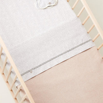 Noppies Wieglaken Tiny Dot Popeline 2 - Weg Jet Stream koop je bij Babywinkel