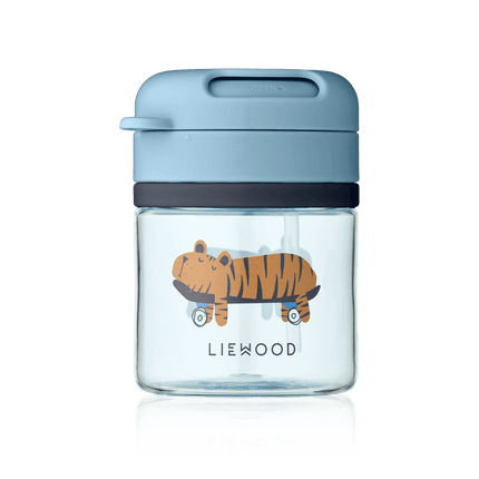 Pavia Tritan - beker met rietje 280 ml Fun / Beach blue koop je bij Babywinkel