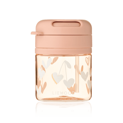 Pavia Tritan - beker met rietje 280 ml Sweethearts / Pale tuscany koop je bij Babywinkel