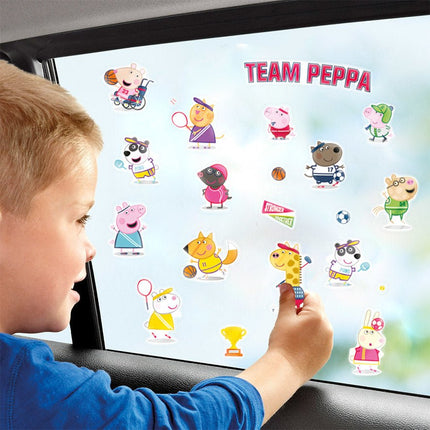 Peppa Pig Raamstickers koop je bij Babywinkel
