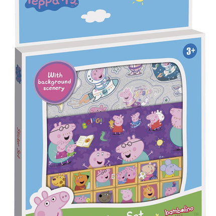 Peppa Pig Stickerset koop je bij Babywinkel