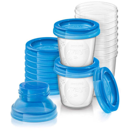 Philips Avent Bewaarbekers Moedermelk 180ml 10st koop je bij Babywinkel