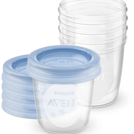 Philips Avent Bewaarbekers Moedermelk 180ml 5st koop je bij Babywinkel