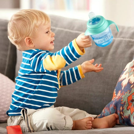 Philips Avent Drinkbeker Blauw 200ml koop je bij Babywinkel