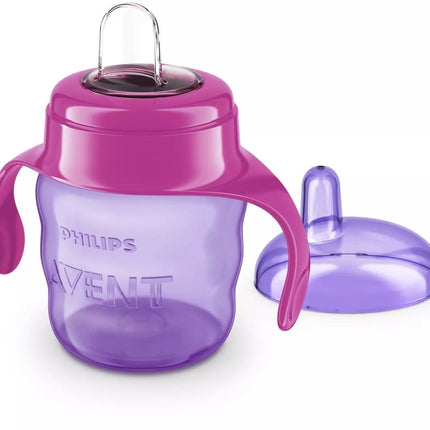 Philips Avent Drinkbeker Roze 200ml koop je bij Babywinkel