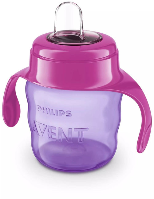 Philips Avent Drinkbeker Roze 200ml koop je bij Babywinkel