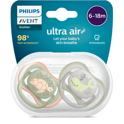 Philips Avent Fopspeen +6 Maanden Air Dieren Mix koop je bij Babywinkel