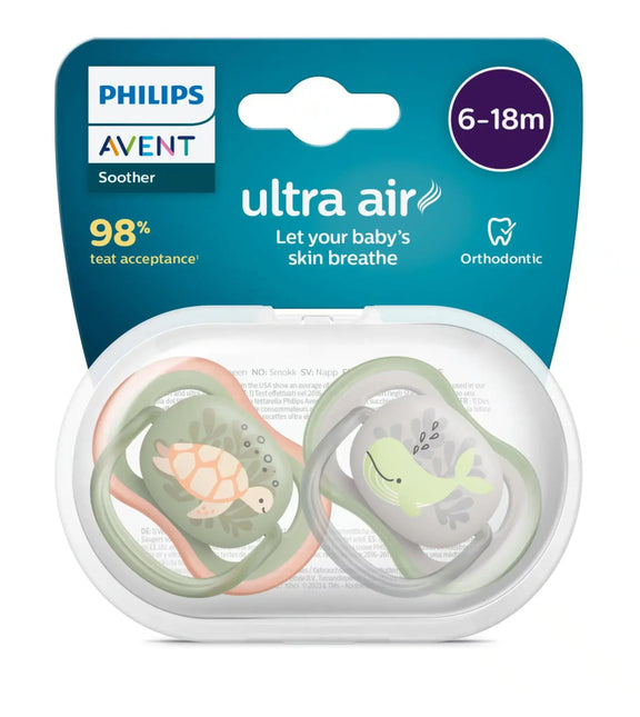 Philips Avent Fopspeen +6 Maanden Air Dieren Mix koop je bij Babywinkel