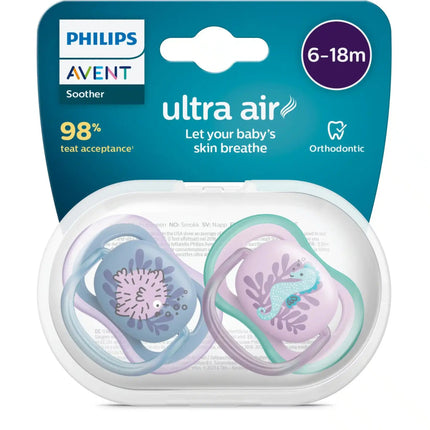 Philips Avent Fopspeen +6 Maanden Air Dieren Mix koop je bij Babywinkel