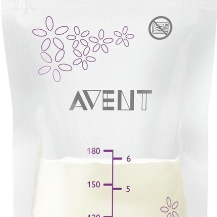Philips Avent Moedermelk Bewaarzakjes 180ml 25st koop je bij Babywinkel