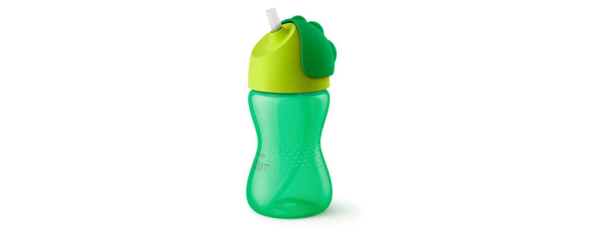 Philips Avent Rietjesbeker 300ml 12m+ Groen koop je bij Babywinkel