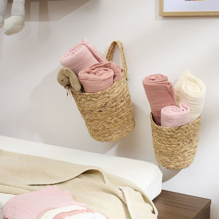 Meyco Hydrofiele Doek Soft Rose/Rose/Naturel 70Cm koop je bij Babywinkel