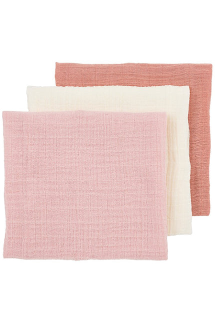 Meyco Hydrofiele Doek Soft Rose/Rose/Naturel 70Cm koop je bij Babywinkel