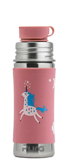 Pura Drinkfles Rose/Unicorn 325Ml Rvs koop je bij Babywinkel
