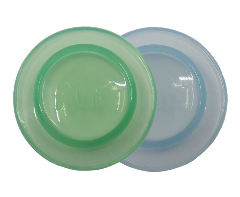 Pura Flesafsluiter Silicone Moss En Mint 2St koop je bij Babywinkel