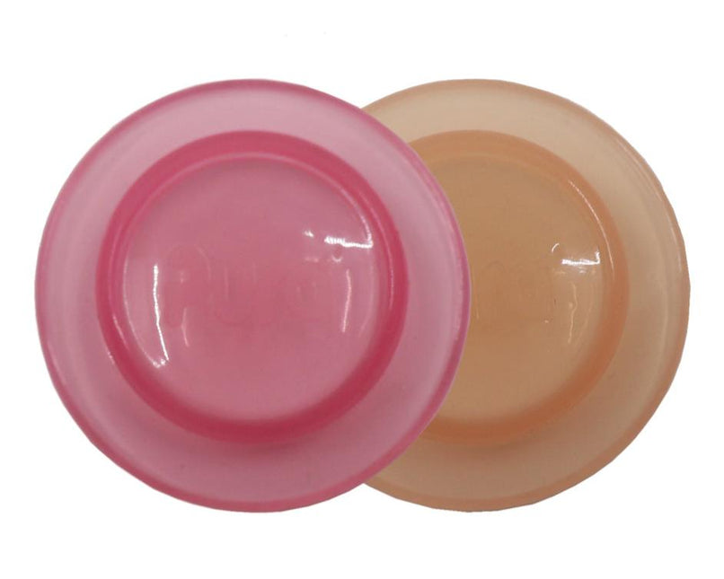 Pura Flesafsluiter Silicone Rose En Carrot 2St koop je bij Babywinkel