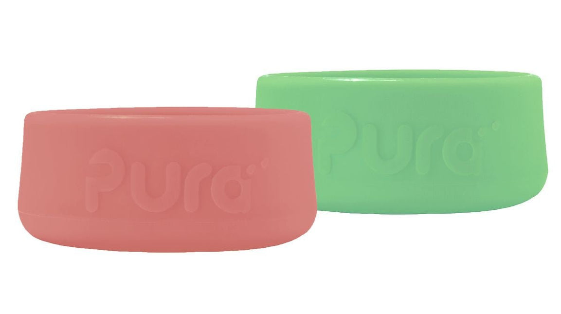 Pura Flesbeschermer Silicone Moss+Rose 2St koop je bij Babywinkel