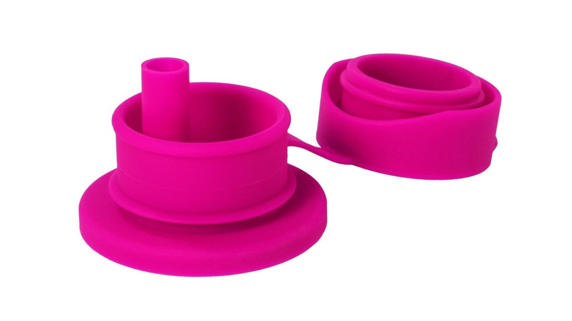 Pura Flesvoeding Accessoire Silicone Sport Rietje Dop Roze koop je bij Babywinkel