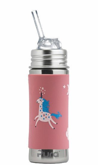 Pura Rietjesbeker Unicorn Sleeve Free - Flow 325Ml koop je bij Babywinkel