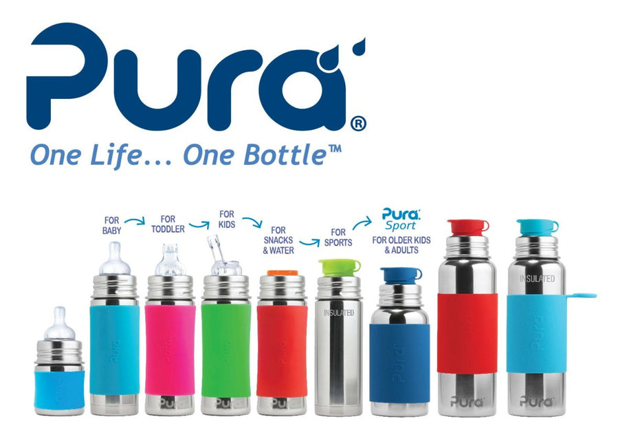 Pura Thermosfles Rvs 260 Ml Tuitspeen Unicorn Sleeve koop je bij Babywinkel