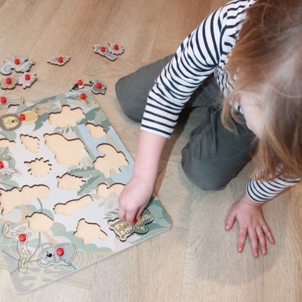 JeP Kids Puzzel 40X30 Jungle koop je bij Babywinkel