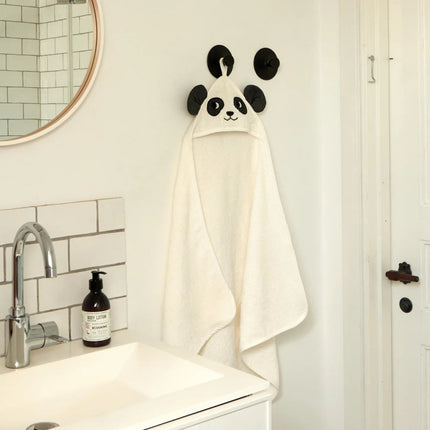 Roommate Badcape Baby Off White Panda koop je bij Babywinkel