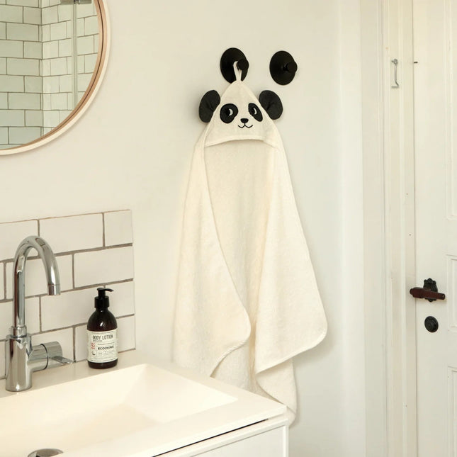 Roommate Badcape Baby Off White Panda koop je bij Babywinkel