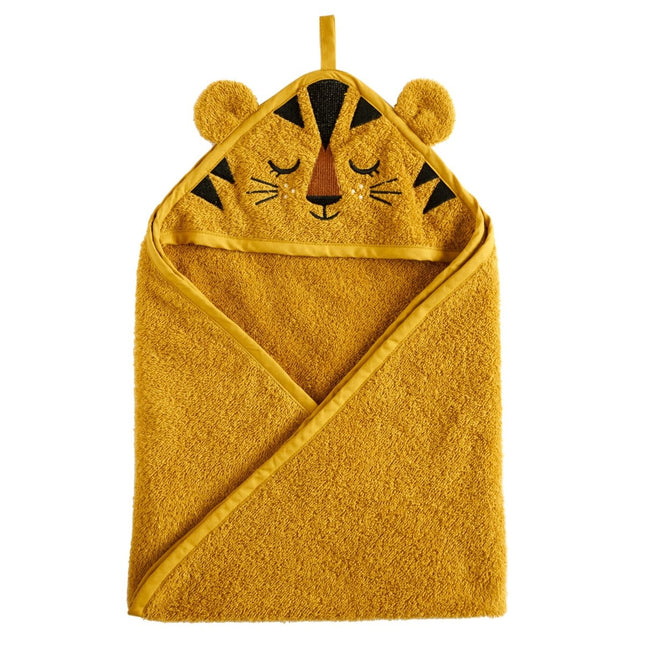 Roommate Badcape Baby Tijger Ochre koop je bij Babywinkel