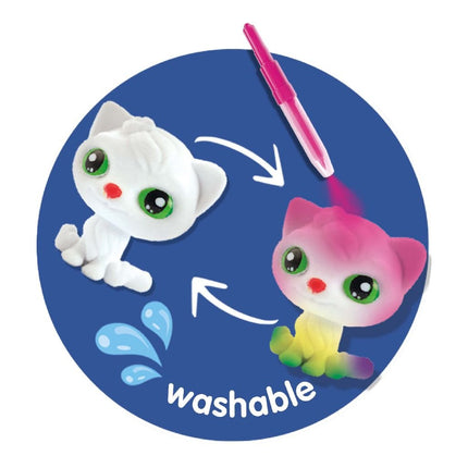 SES Creative Knutselpakket Blow Airbrush Pens Katjes koop je bij Babywinkel