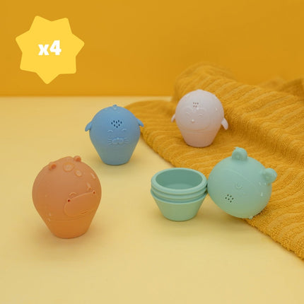 Babymoov Badspeelgoed Siliconen Badsproeiers 4 Stuks koop je bij Babywinkel