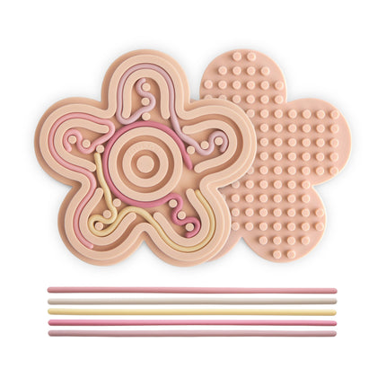 <tc>Mushie</tc> Sensorisk legetøj i silikone – Petal