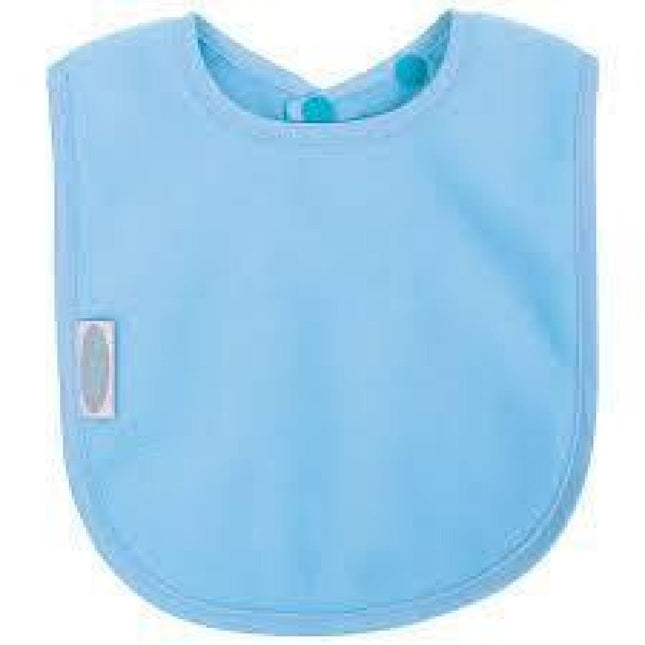 Silly Billyz Slabbetje Fleece Large Dusty Blue koop je bij Babywinkel