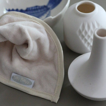 Silly Billyz Slabbetje Bandana White Sand koop je bij Babywinkel