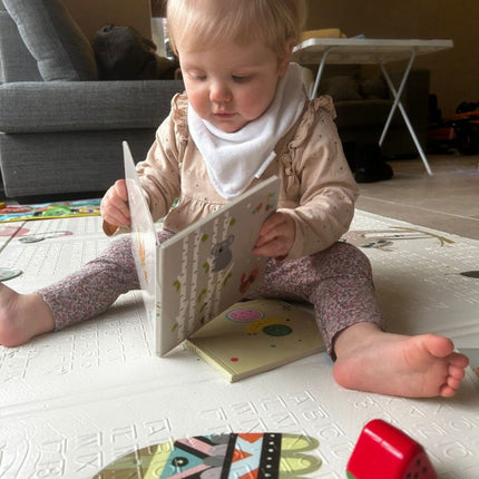 Silly Billyz Slabbetje Bandana White Sand koop je bij Babywinkel