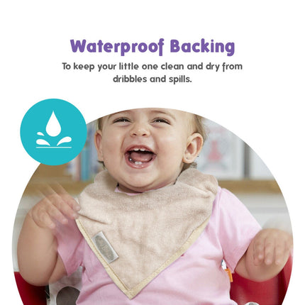 Silly Billyz Slabbetje Bandana White Sand koop je bij Babywinkel