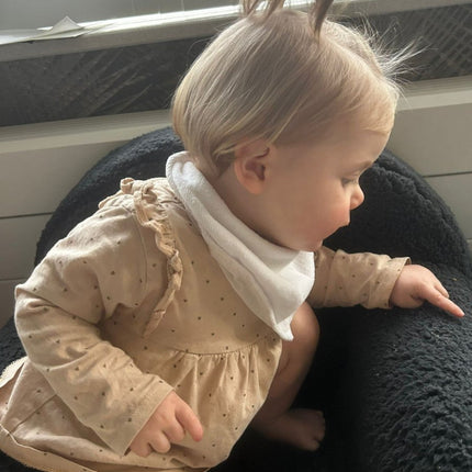 Silly Billyz Slabbetje Bandana White Sand koop je bij Babywinkel