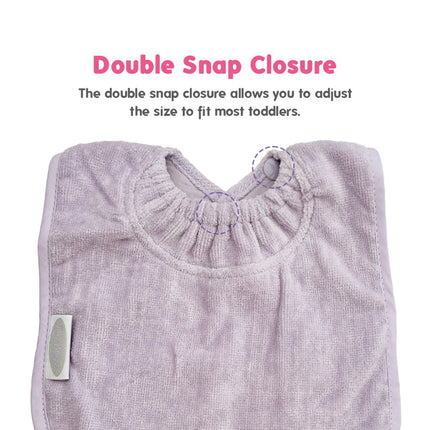 Silly Billyz Slabbetje Large Lavender koop je bij Babywinkel